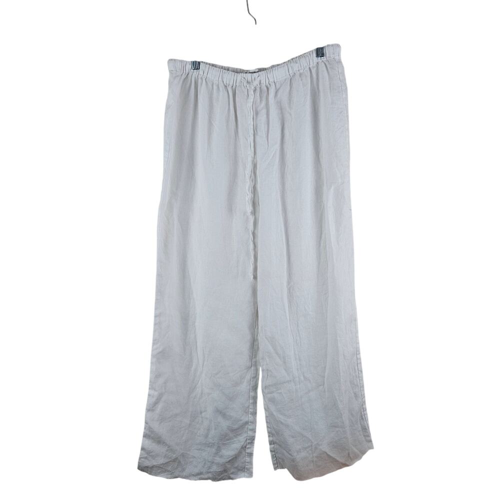 Reformation Olina Linen Pant - White - Picture 5 of 10
